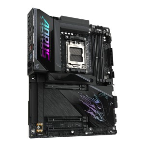 GIGABYTE X870E AORUS PRO X3D Placa Base - Compatible con procesadores AMD Ryzen 9000, VRM digital de 18+2+2 fases, hasta