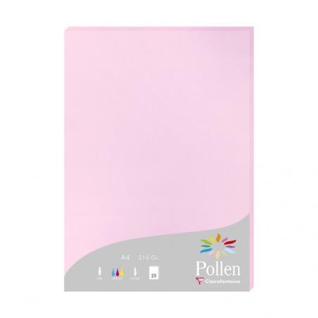 Pollen papel para impresora de inyección de tinta A4 (210x297 mm) 25 hojas Rosa