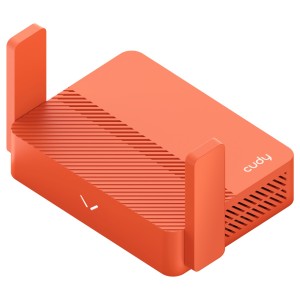 Cudy AC1200 router inalámbrico Ethernet rápido Doble banda (2,4 GHz   5 GHz) Naranja