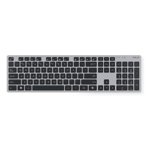 ASUS W5000 Wireless Keyboard and Mouse Set teclado Ratón incluido Oficina RF inalámbrico QWERTY Español Negro, Gris