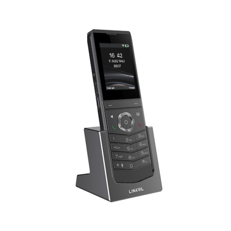 W611W teléfono IP Negro 4 líneas Wifi