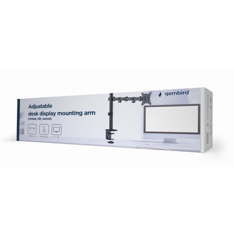 MA-D1-01 soporte para monitor 81,3 cm (32") Escritorio Negro