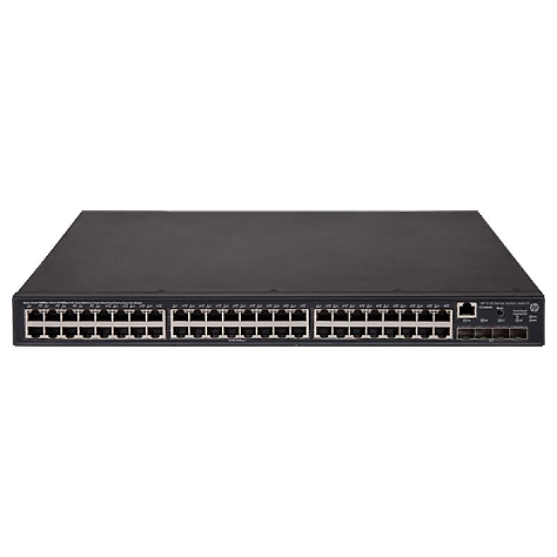 FlexNetwork 5130 48G PoE+ 4SFP+ (370W) EI Gestionado L3 Gigabit Ethernet (10/100/1000) Energía sobre Ethernet (PoE) 1U Negro
