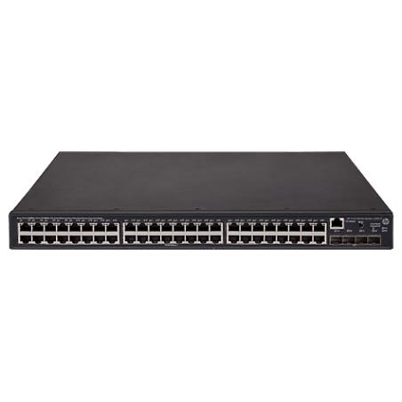 FlexNetwork 5130 48G PoE+ 4SFP+ (370W) EI Gestionado L3 Gigabit Ethernet (10/100/1000) Energía sobre Ethernet (PoE) 1U Negro