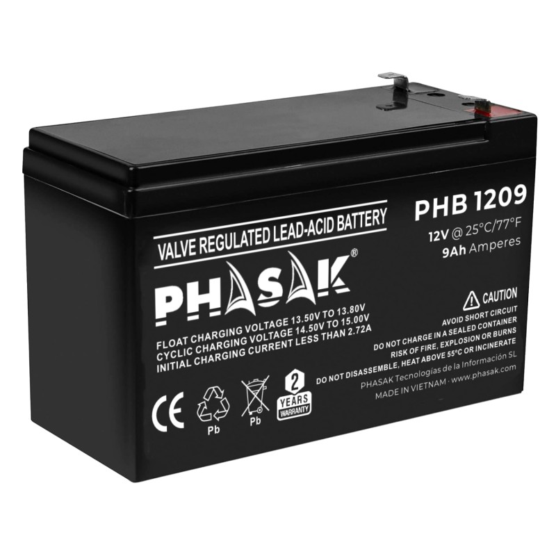 Batería 12V 9Ah - PHB 1209