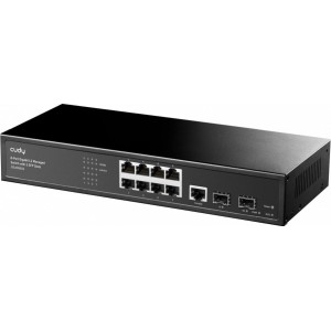 GS2008S2 switch Gestionado L2 Gigabit Ethernet (10/100/1000) 1U Negro