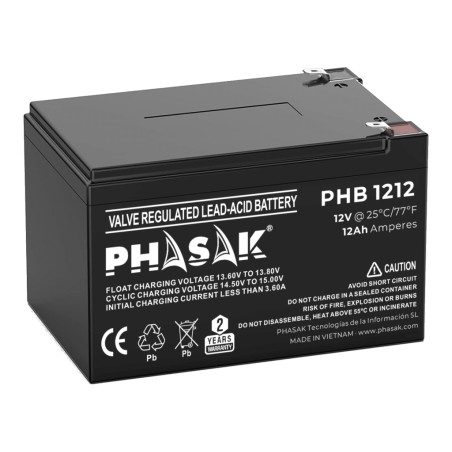 Batería 12V 12Ah - PHB 1212