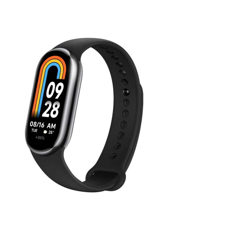 Smart Band 8 AMOLED Monitor de actividad física para muñeca/con pinza de enganche 4,11 cm (1.62") Negro, Grafito