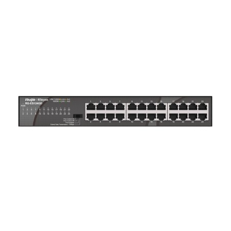 RG-ES124GD switch No administrado Gigabit Ethernet (10/100/1000) Negro