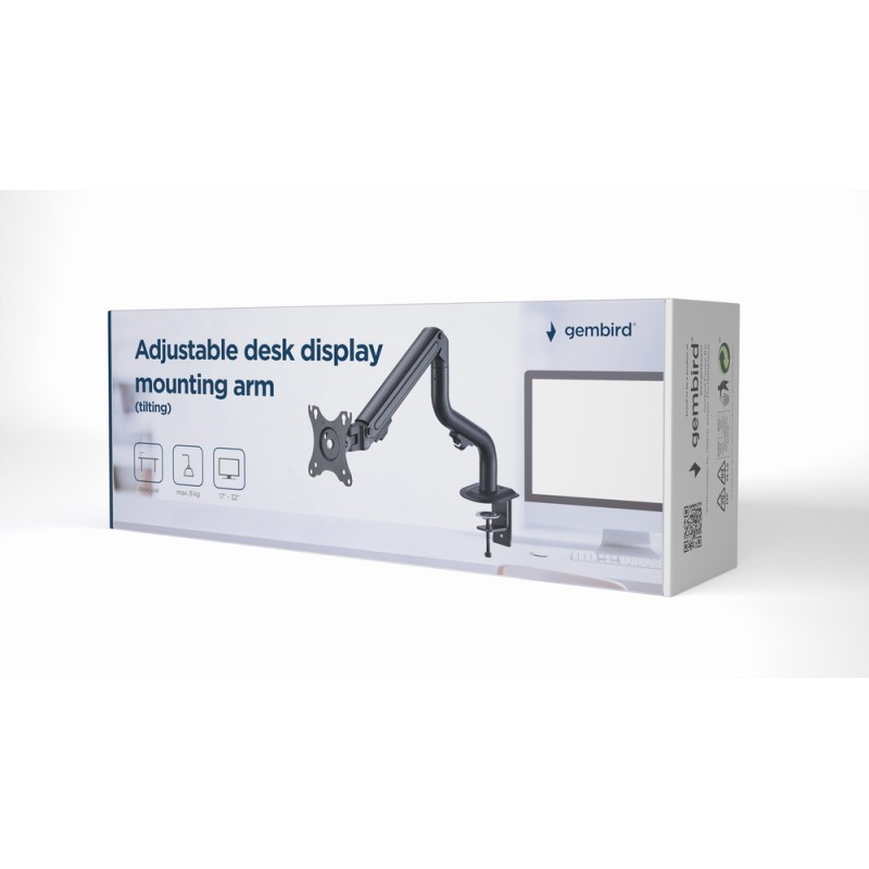 MA-DA1-02 soporte para monitor 81,3 cm (32") Escritorio Negro