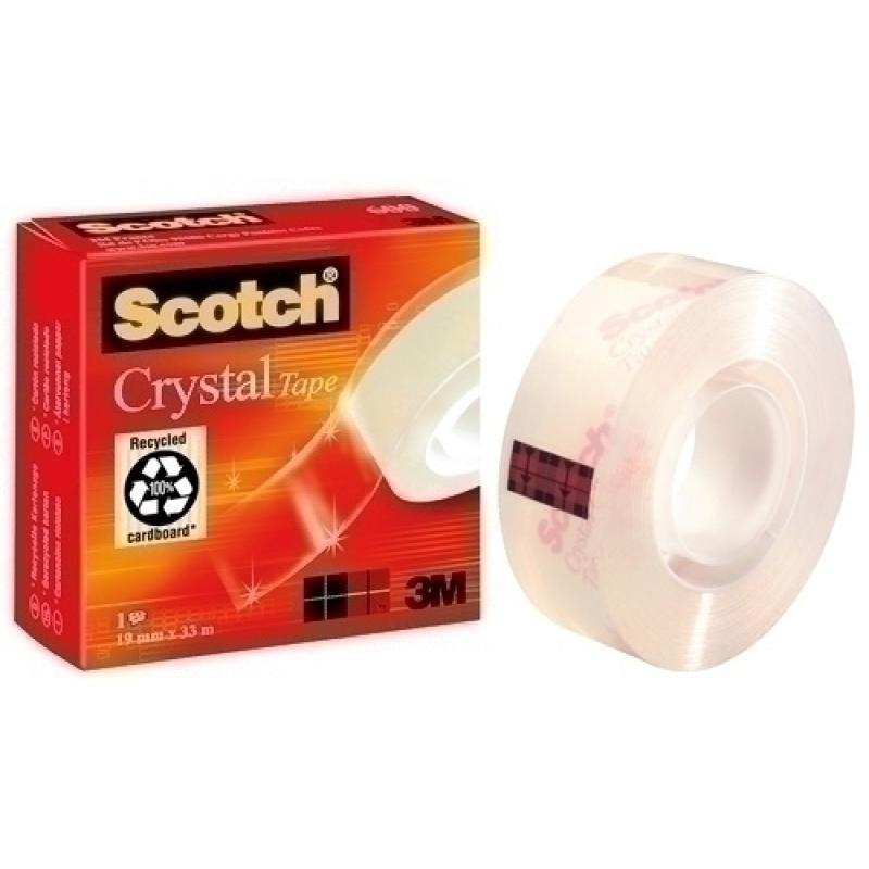 CINTA ADHESIVA SCOTCH CRYST.33x19 600/1933