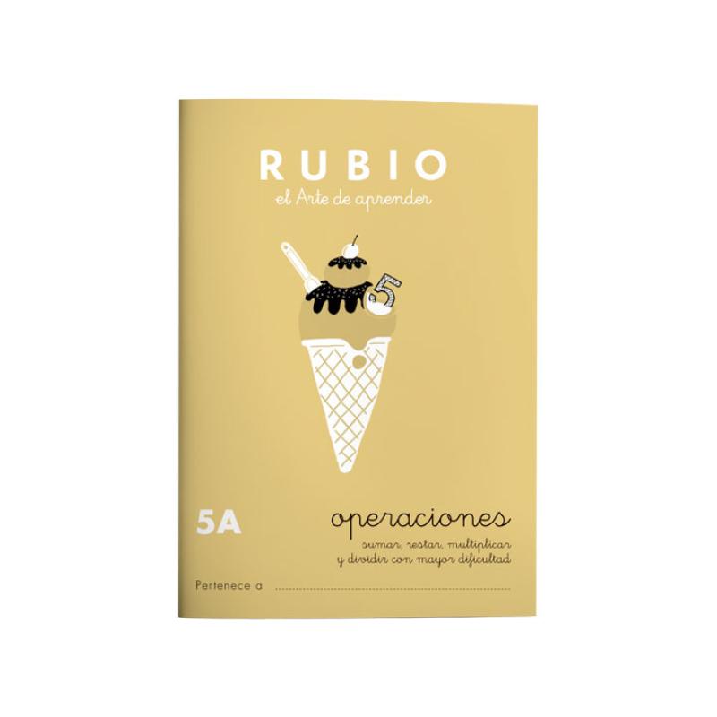 CUADERNO RUBIO A5 OPERAC.y PROBLEMAS 5A - Pack de 10 unidades P5A