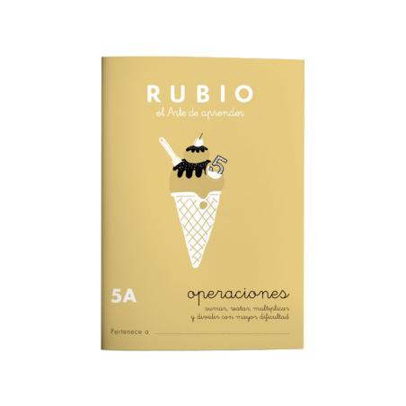 CUADERNO RUBIO A5 OPERAC.y PROBLEMAS 5A - Pack de 10 unidades P5A