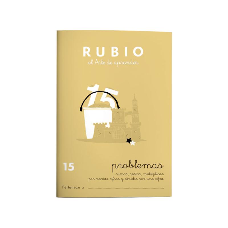 CUADERNO RUBIO A5 OPERAC.y PROBLEMAS 15 - Pack de 10 unidades P15