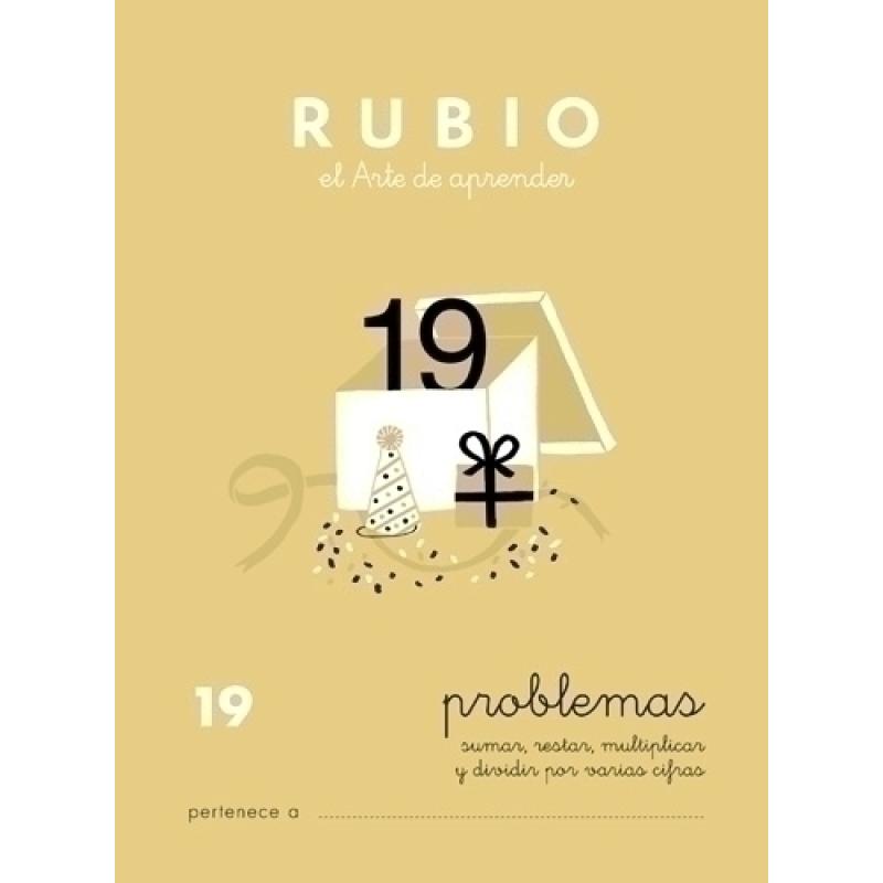 CUADERNO RUBIO A5 OPERAC.y PROBLEMAS 19 - Pack de 10 unidades P19
