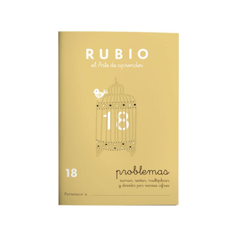 PACK 10 CUADERNOS RUBIO PROBLEMAS 18 P18 P18