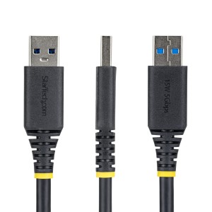 StarTech.com Cable de Montaje en Panel USB-A de 2m - Alargador USB Macho a Hembra - Cable Adaptador Extensor USB de 5Gbps