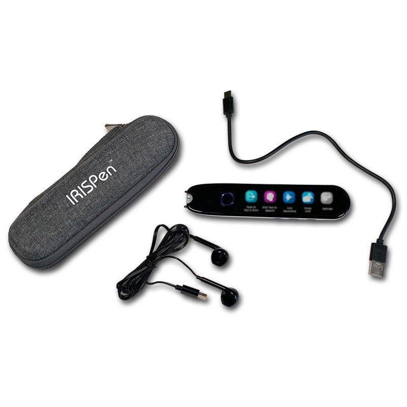 IRISPen Reader 8 Lápiz escáner Negro, Blanco