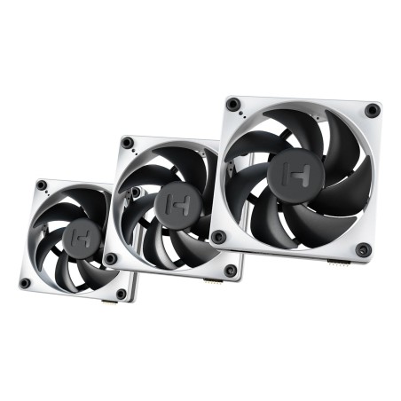 THICC FP12 Carcasa del ordenador Ventilador 12 cm Negro, Blanco 3 pieza(s)