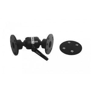 7160-1240-01 kit de montaje Negro Metal