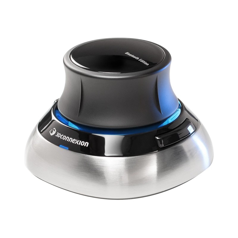 SpaceMouse ratón Oficina RF Wireless + Bluetooth + USB Type-A 6DoF
