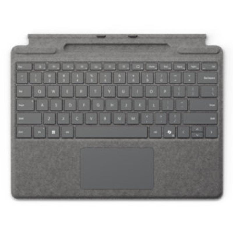 Surface Pro Keyboard with pen storage for Business Microsoft Cover port Platino