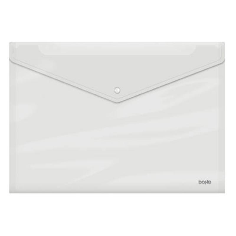 SOBRES POLIPROPILENO BROCHE TRANSPARENTE A3 APAISADO 438X320 DOHE 91490 Pack 10