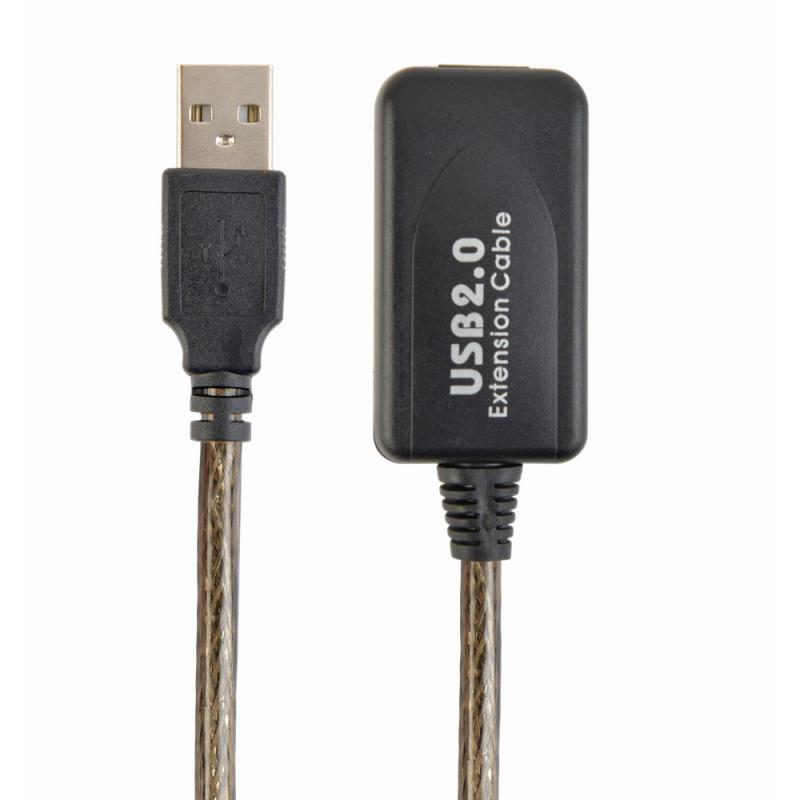 USB A/USB A M/F 5m cable USB USB 2.0 Negro