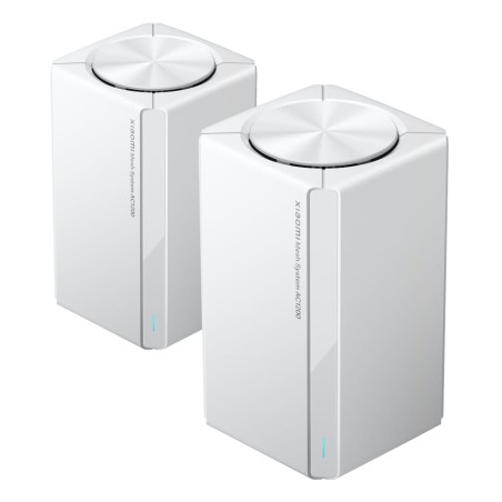 AC1200 2 Pack Doble banda (2,4 GHz / 5 GHz) Wi-Fi 5 (802.11ac) Blanco Interno