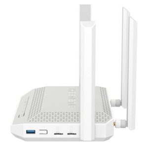 Keenetic Hopper 4G+ (KN-2312) Módem router Wifi 6 Mesh 4G+ AX3000 con 2 ranuras de SIM, Gigabit Smart Switch de 5 puertos y un