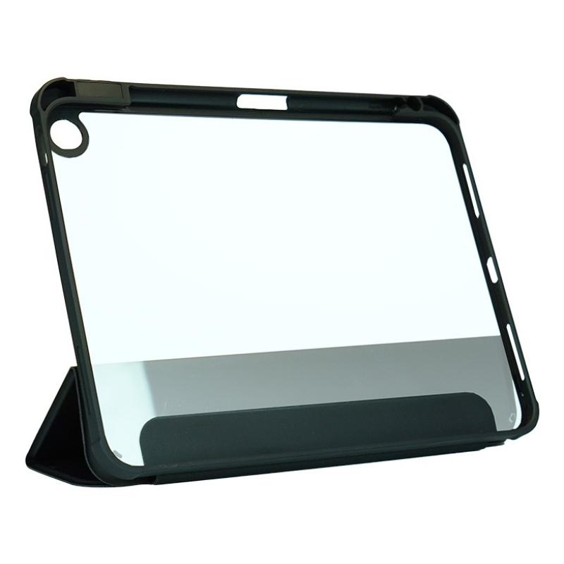 060021 funda para tablet 27,9 cm (11") Libro Negro, Transparente
