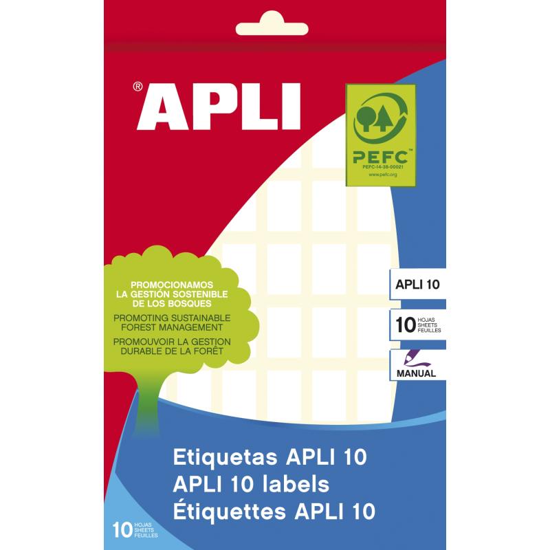 01635 etiqueta autoadhesiva Rectángulo Permanente Blanco 560 pieza(s) 01635