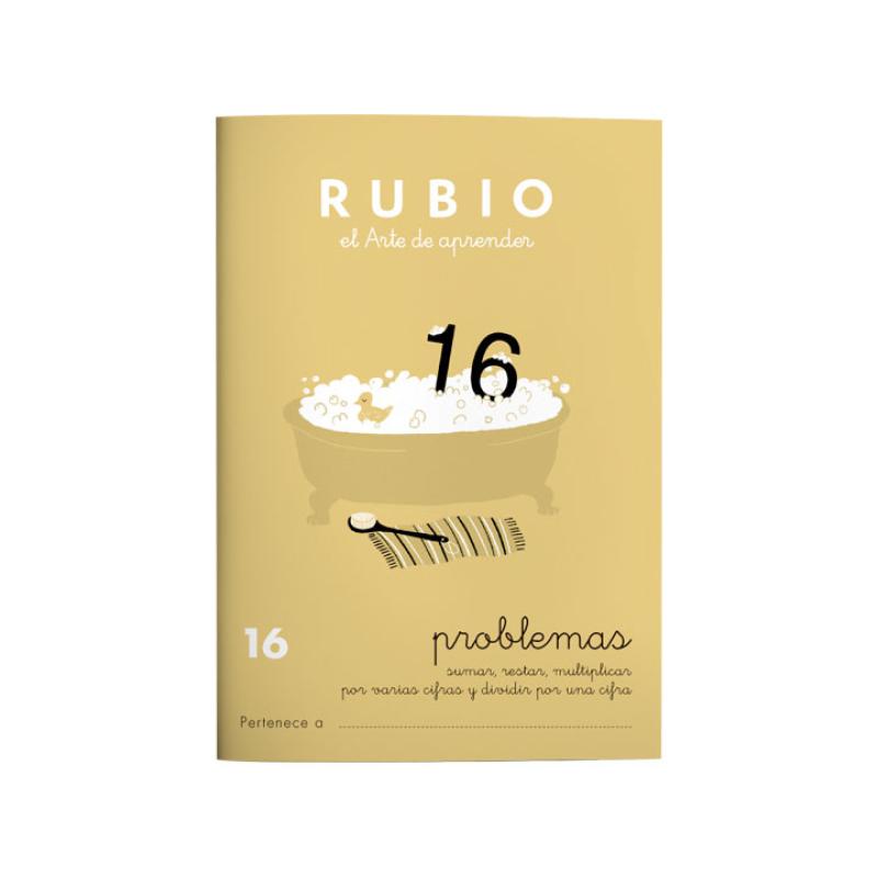 CUADERNO RUBIO A5 OPERAC.y PROBLEMAS 16 - Pack de 10 unidades P16