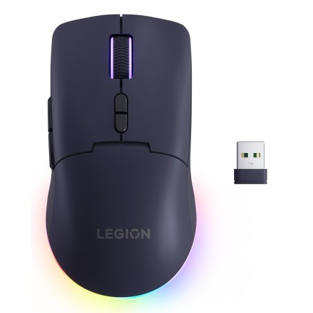 Lenovo Legion M220 ratón Juego Ambidextro RF Wireless + Bluetooth + USB Type-C Óptico 5000 DPI