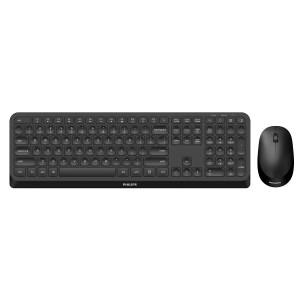 Philips 3000 series SPT6307B 26 teclado Ratón incluido Universal RF inalámbrico QWERTZ Alemán Negro