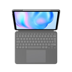 Logitech Combo Touch QWERTY Internacional de EE.UU. Smart Connector Gris