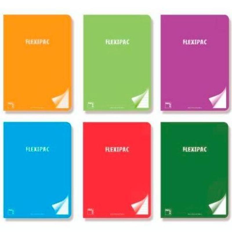 PACSA LIBRETA FLEXIPAC A4 48H 90GR 8X8 TAPAS PP TRANSLÚCIDO FLEXIBLE PACK 1 C/SURTIDOS - Color no elegible 20119