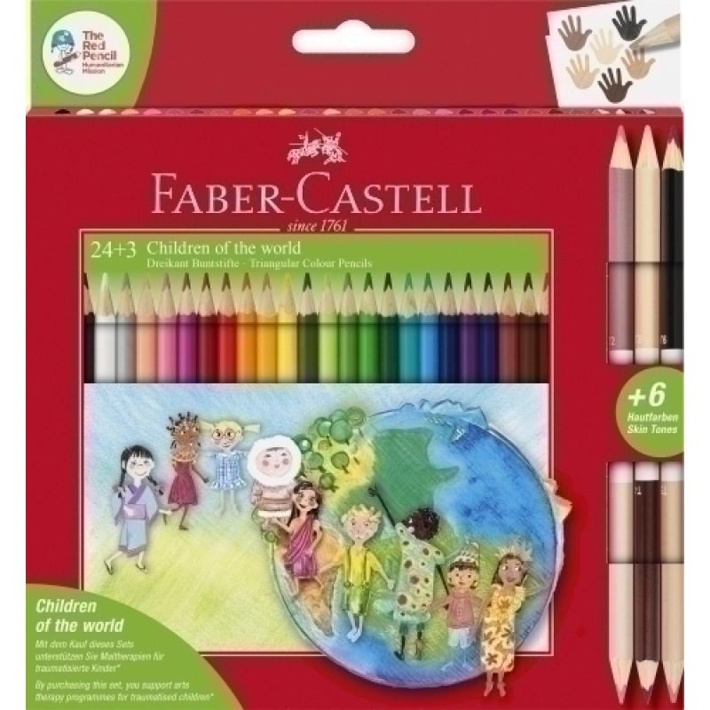 LAPICES COLOR FABER est.24+3 BICOLOR