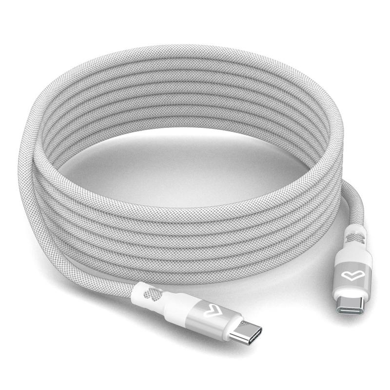 Magnet Roll cable cable USB USB 2.0 1,5 m USB C 0,48 Gbit/s 60 W Blanco
