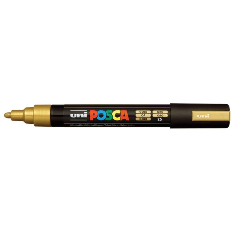POSCA PC-5M Oro 176446000 Pack 6 Unid