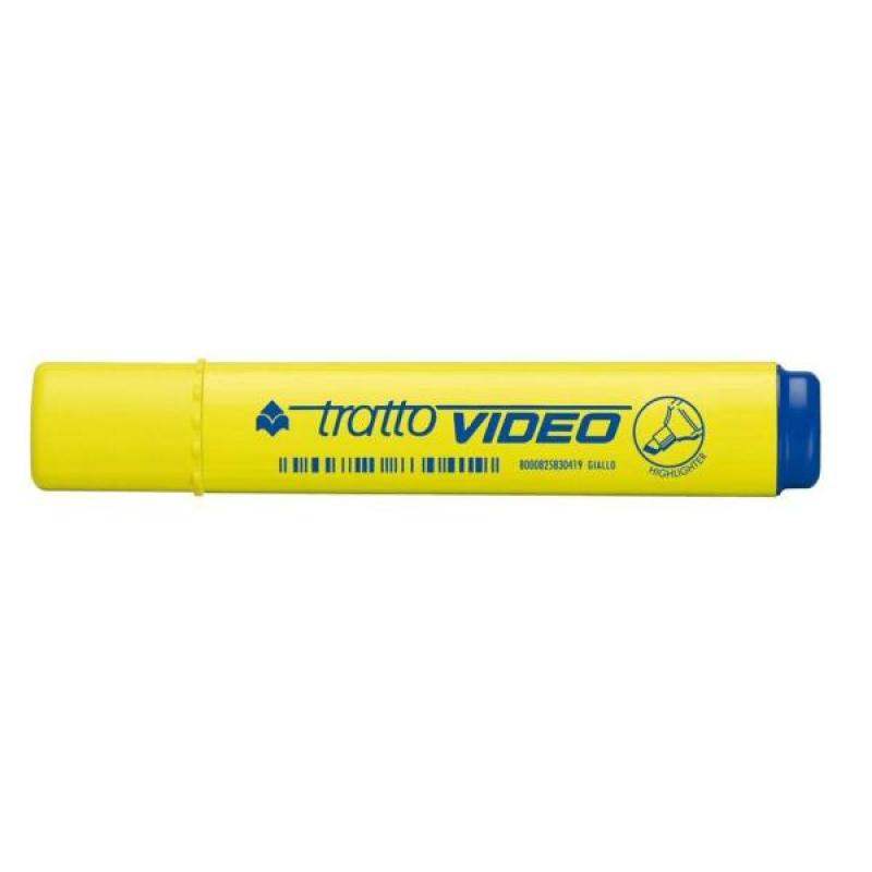 Video marcador 12 pieza(s) Punta de cincel Amarillo