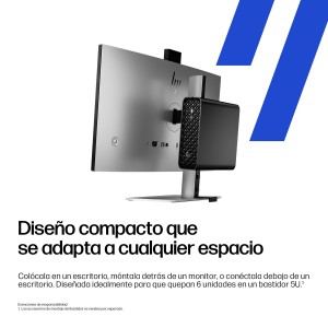 HP None Intel Core Ultra 7 265 32 GB DDR5-SDRAM 1 TB SSD Windows 11 Pro Mini PC Puesto de trabajo AI Workstation, AI PC Negro