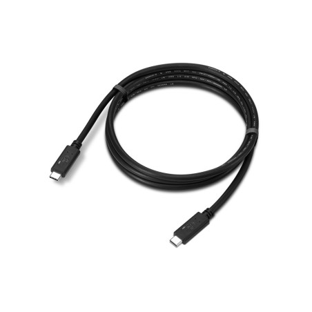 Lenovo 4X91U92143 cable USB USB4 Gen 2x2 1,5 m USB C 20 Gbit s Negro