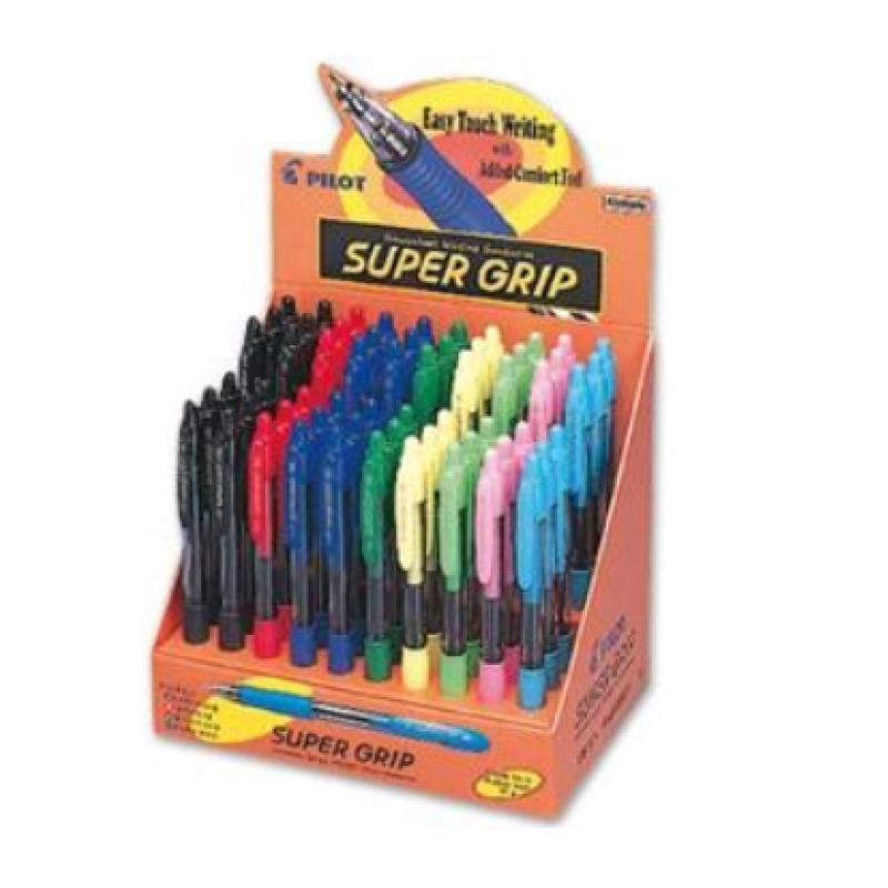 SUPER GRIP Colores surtidos Bolígrafo 60 pieza(s)