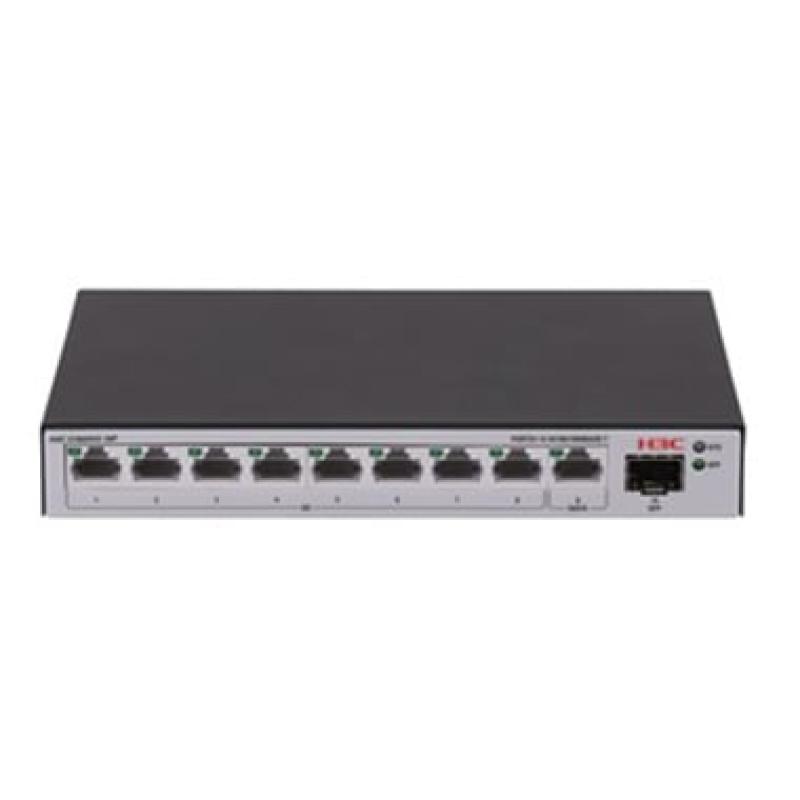 LS-1600V2-10P-GL switch Gestionado Gigabit Ethernet (10/100/1000) Negro, Gris