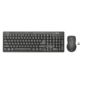 Trust Ziva teclado Ratón incluido Universal RF inalámbrico Español Negro