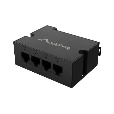 DIN-GE4-BT-90W adaptador e inyector de PoE Gigabit Ethernet