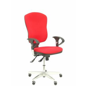 Silla Moral sincro tela rojo brazos regulables