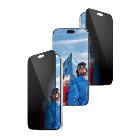 2-Way Privacy Screen Protector iPhone 18 Pro | Ultra-Wide Fit w. EasyAligner Protector de pantalla 1 pieza(s)