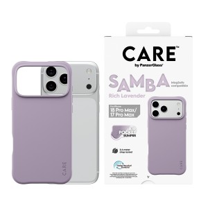 PanzerGlass CARE™ by ® Samba Case Rich Lavender w. White MagSafe iPhone 18 Pro Max | 17 Pro Max funda para teléfono móvil